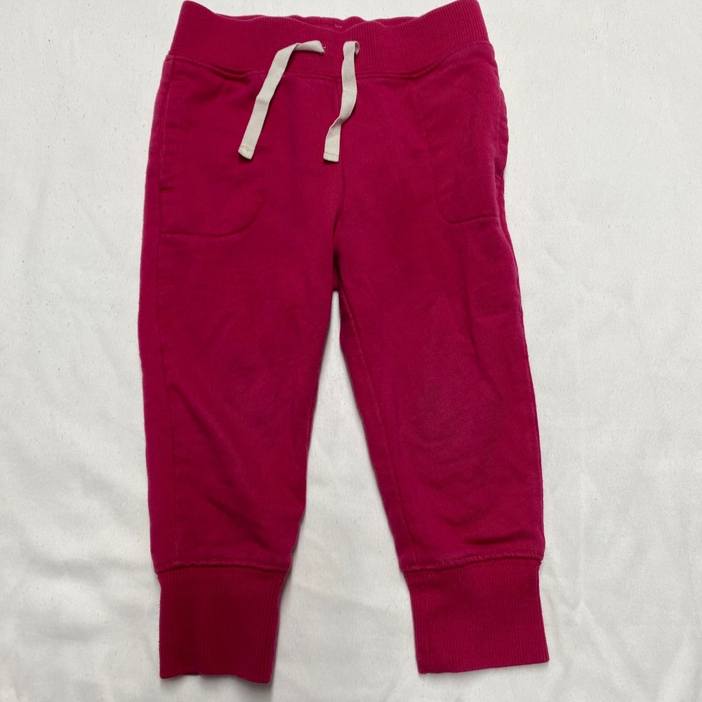 BabyGap Toddler Girls Pink Fleece Jogger Sweatpants 18-24 Months RN54023 - Picture 2 of 6